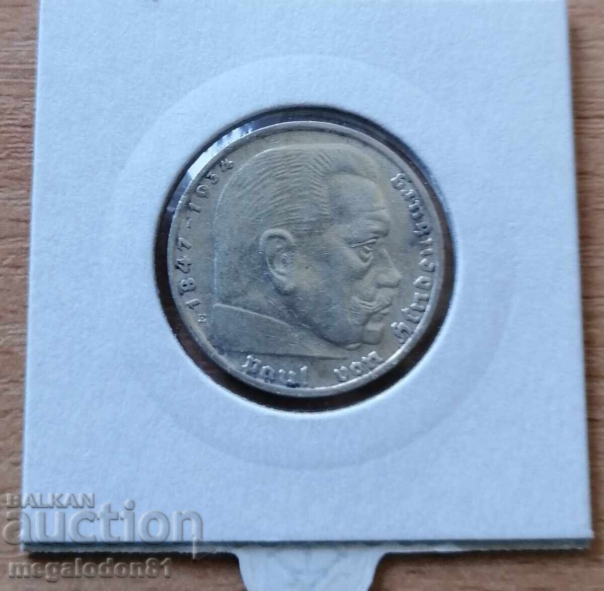Germania - 2 reichsmarci 1938, E