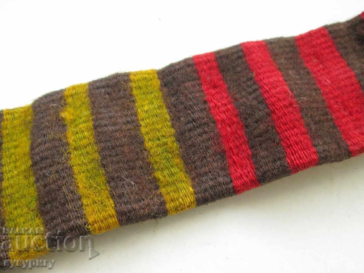 Auction  Beautiful old hand-woven belt for a folk costume