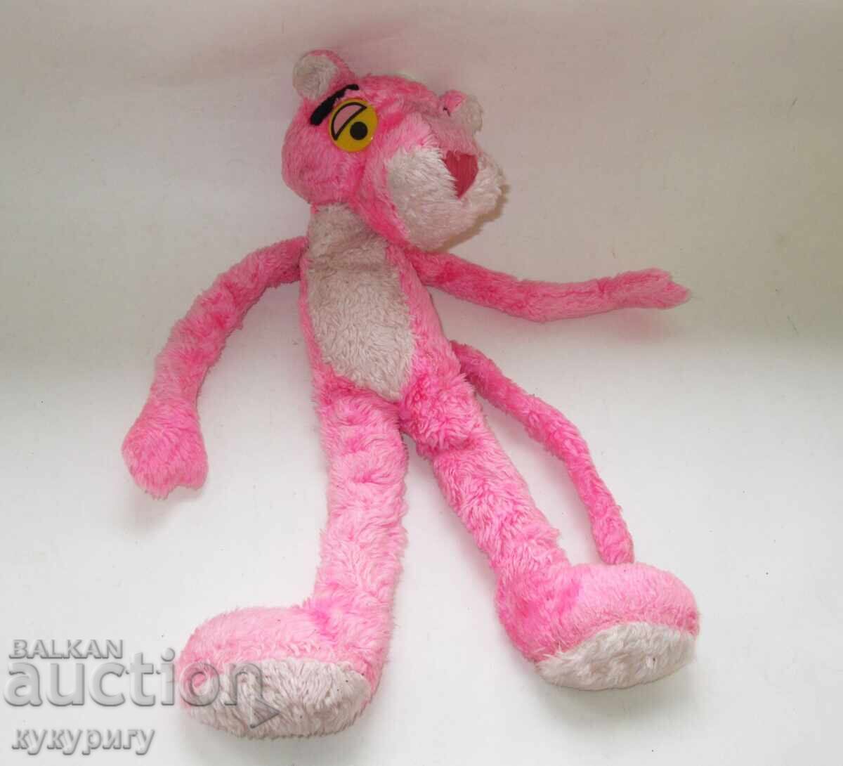 Jucărie veche de pluș Pink Panther Pinko originală - 6