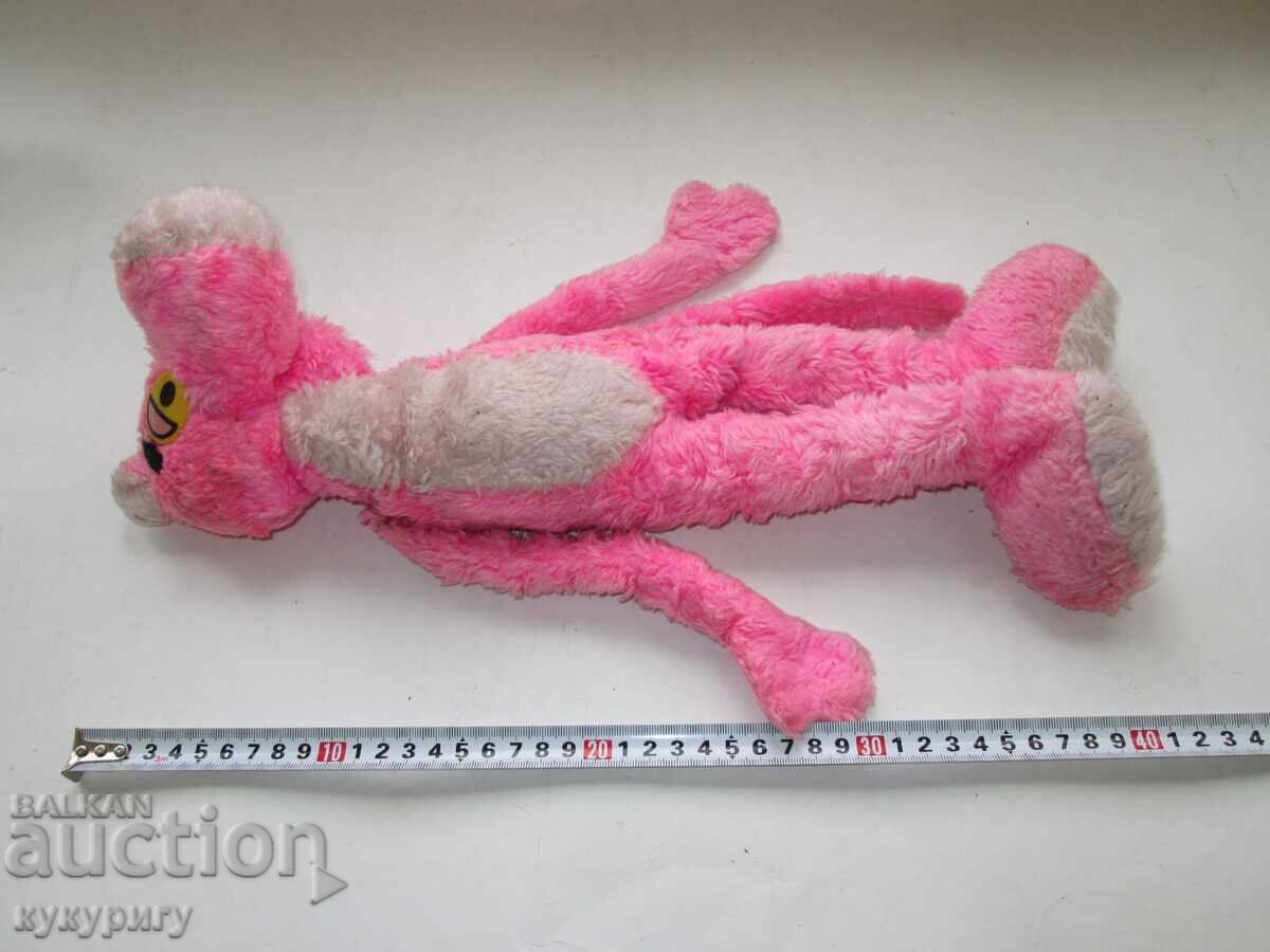Jucărie veche de pluș Pink Panther Pinko originală - 7