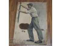 Desen vechi de maestru, tablou portret de bărbat