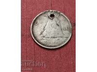 10 σεντς 1943 Ασήμι