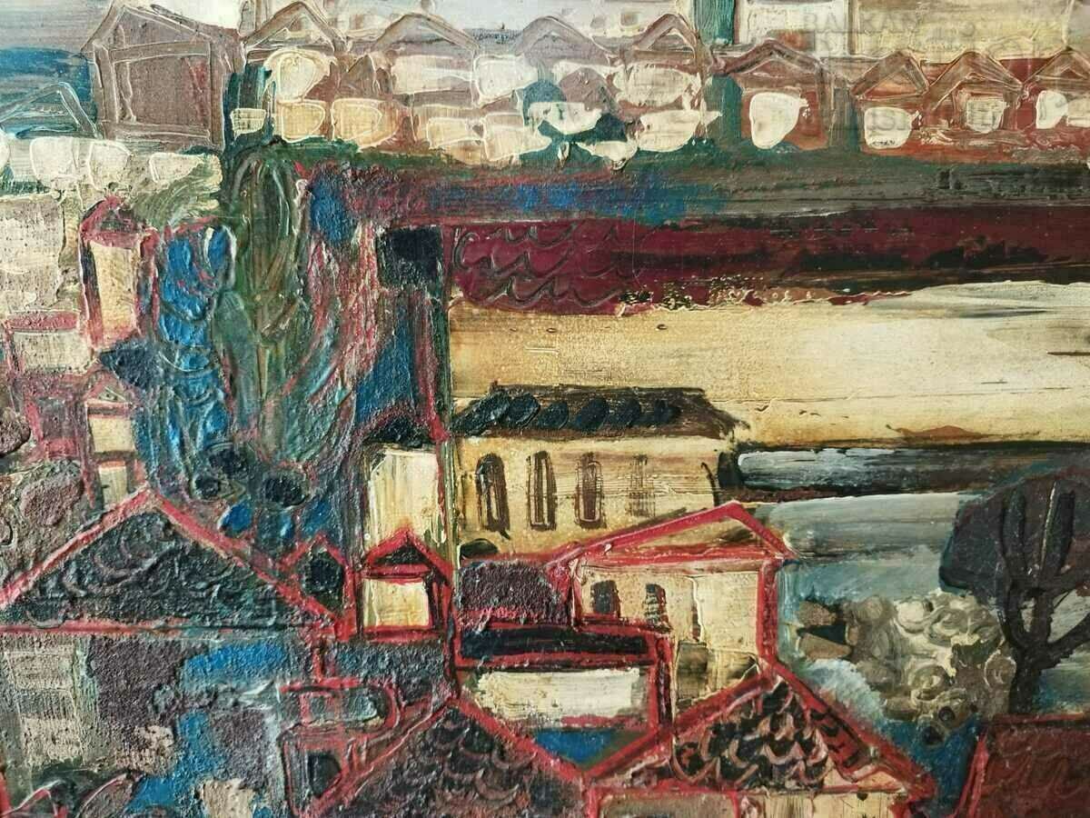 Licitație Tabloul „Peisaj din Targovishte”, art. Velimir Petrov, 1981