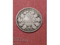 1/2 Марка 1914г Сребро  D