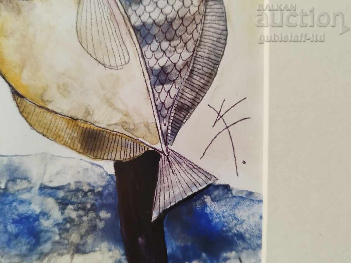 Доставка на Картина "В края на деня", худ. Кр. Тодоров - Кеца(1959-2022)