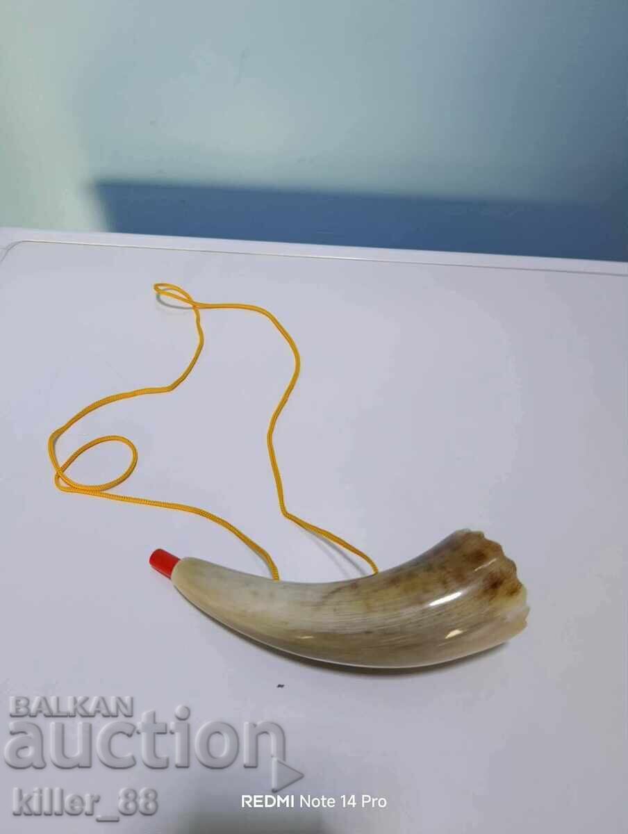 Σφυρίχτρα από φυσικό κέρατο