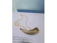 Σφυρίχτρα από φυσικό κέρατο