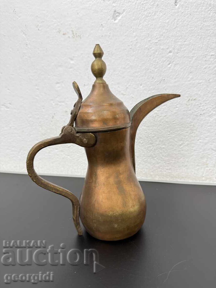 Tradițional ibric de cafea arabesc / ibric / cană. Nr. 8113