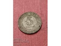 5 Straits Settlements 1945 Ασημένιο