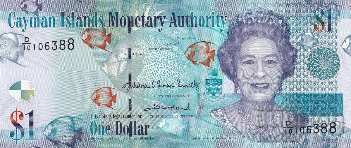 ❤️ ⭐ Insulele Cayman 2024 1 dolar UNC nou ⭐ ❤️ cu preț € 5.99 | 11.72 BGN