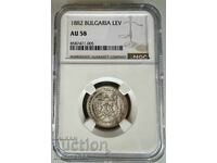 1 leu 1882 AU58 NGC