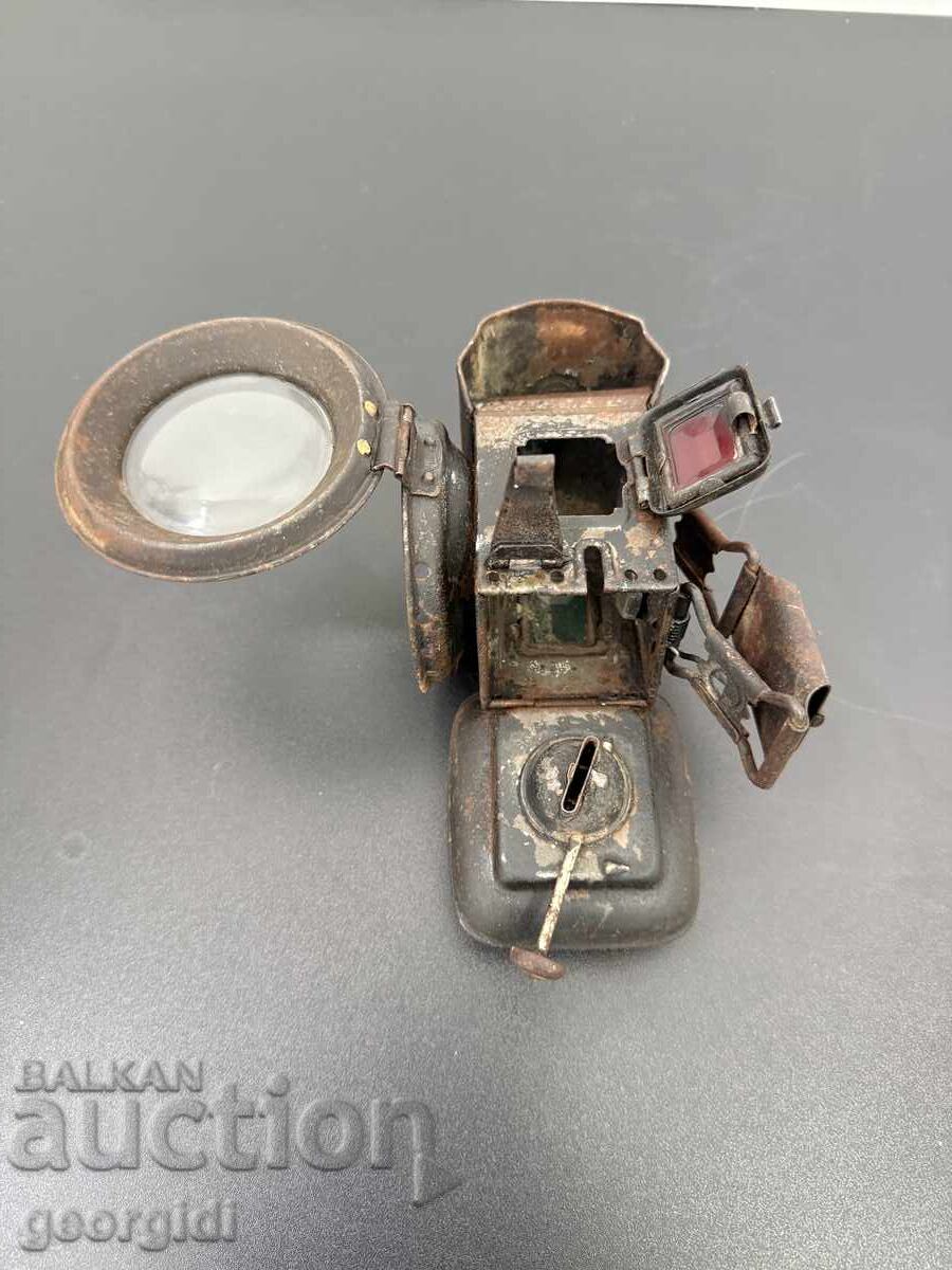 Автентичен немски фенер - Haeckel's Moon 1910г. №8108 - 7