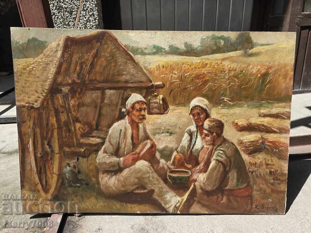 Celebru pictor bulgar Hristo Petrov – Vlaha!