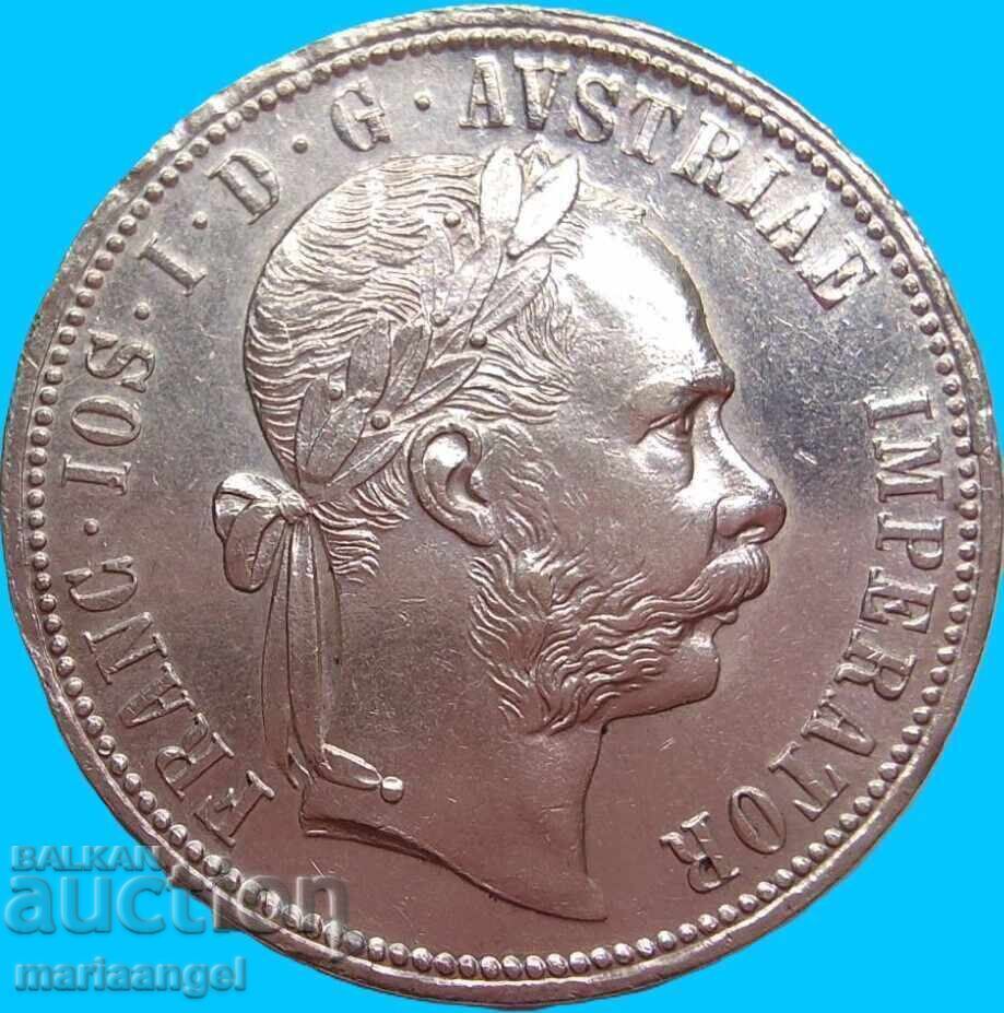 1 Φλορίνι 1879 Αυστρία ασήμι - 6