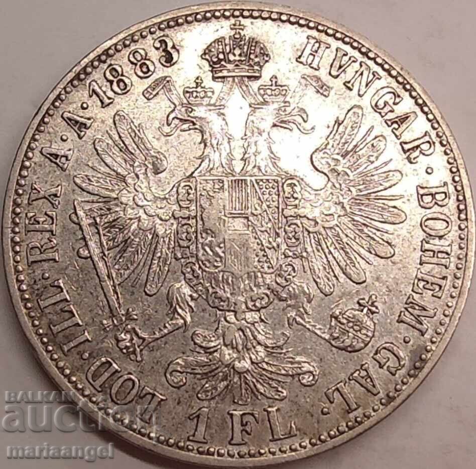 1 Florin 1883 Austria Franz Joseph I argint cu preț € 45.00 | 88.01 BGN
