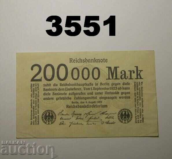 Germania 200.000 mărci 1923 Berlin Germania 200.000 mărci 1923 Berlin