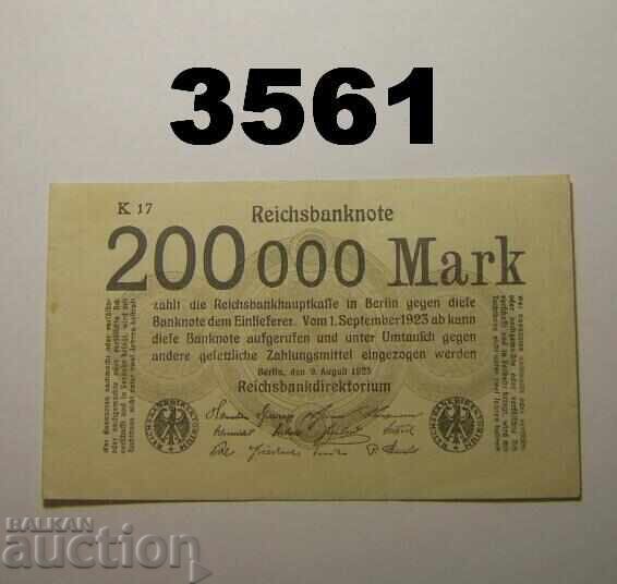 Germania 200.000 mărci 1923 Berlin