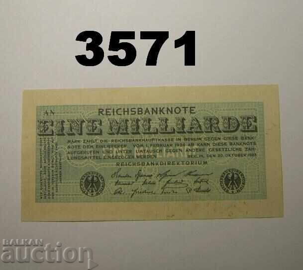 Germania 1 miliard mărci 1923 Berlin