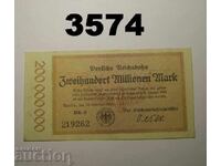 Germania 200 milioane mărci 1923 Berlin