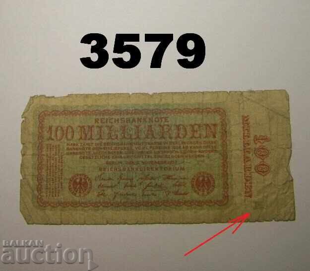 Germania 100 miliarde mărci 1923 Berlin