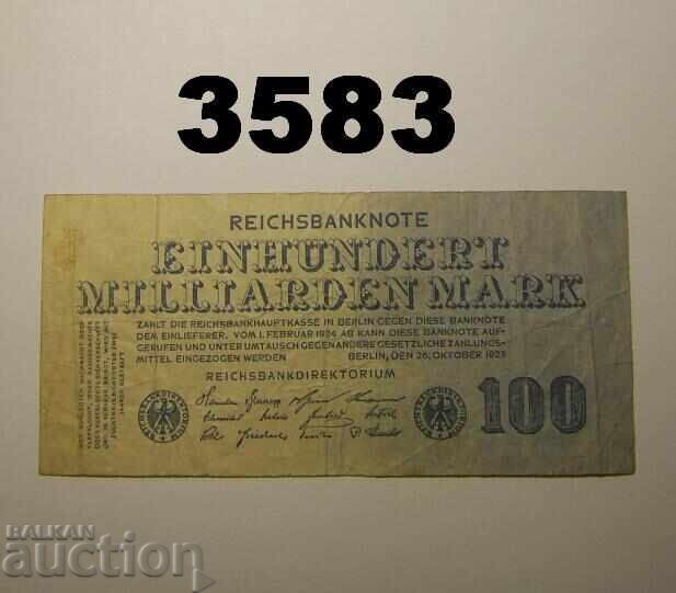 Germania 100 miliarde mărci 1923 Berlin