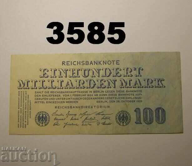 Germania 100 miliarde mărci 1923 Berlin