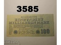 Γερμανία 100 δισεκατομμύρια μάρκα 1923 Βερολίνο