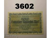 Μόναχο 100 δισεκατομμύρια μάρκα 1923 Γερμανία