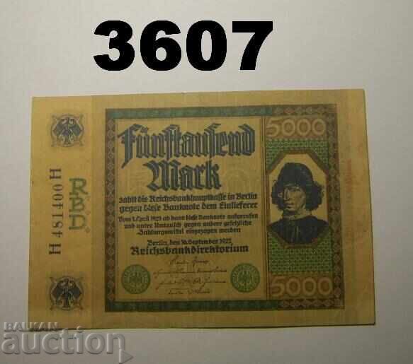Germania 5000 mărci 1922 Berlin