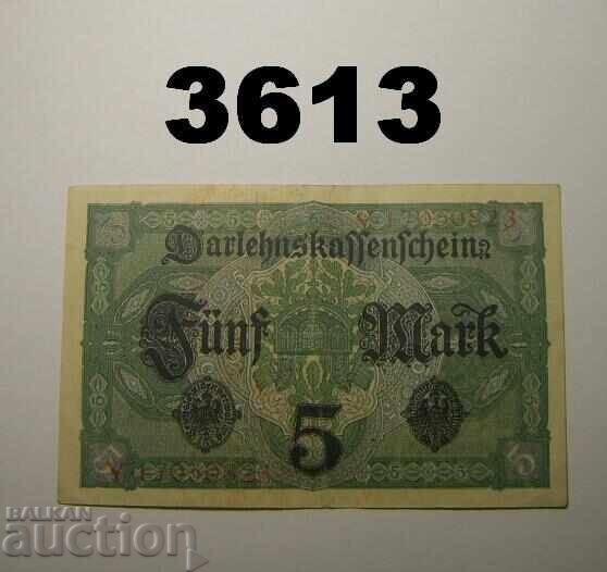 Γερμανία 5 μάρκα 1917 Βερολίνο με τιμή € 1.00 | 1.96 BGN