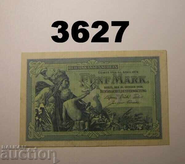 Germania 5 mărci 1904 Berlin