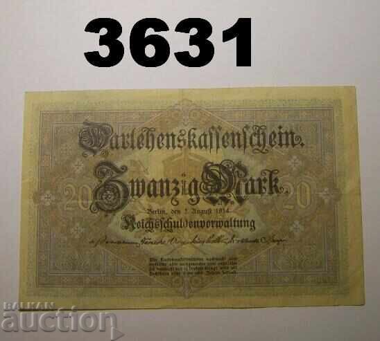 Германия 20 марки 1914 с цена € 6.00 | 11.74 лв.