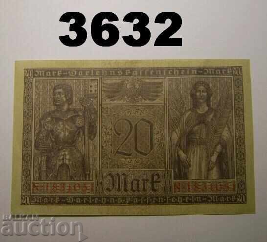 Γερμανία 20 μάρκα 1918 με τιμή € 4.00 | 7.82 BGN