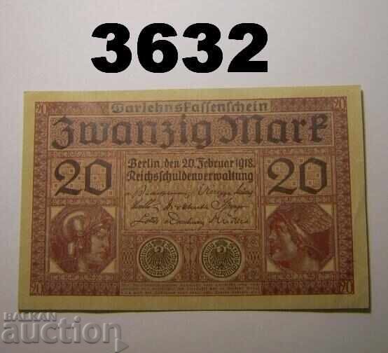 Γερμανία 20 μάρκα 1918
