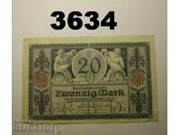 Γερμανία 20 μάρκα 1915