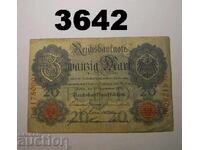 Germania 20 mărci 1909 Rară