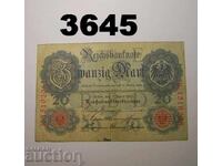 Germania 20 mărci 1910 Rară