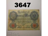 Γερμανία 20 μάρκα 1910 Το σπάνιο