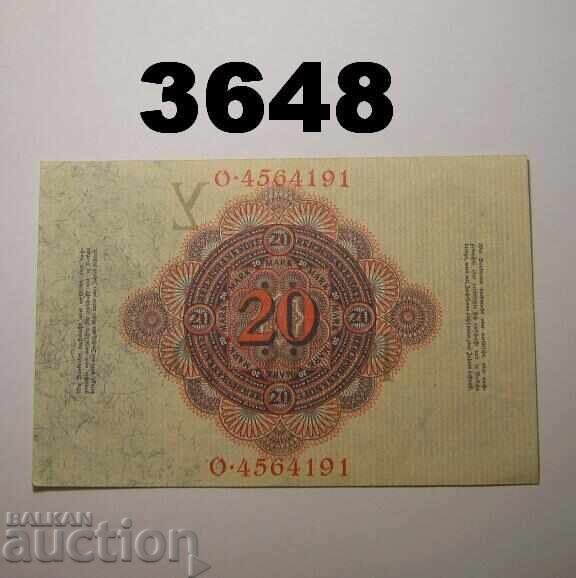Germania 20 mărci 1914 cu preț € 4.00 | 7.82 BGN