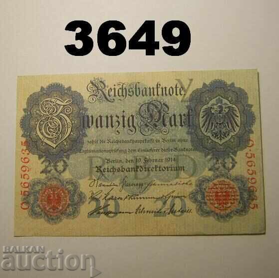 Germany 20 Mark 1914