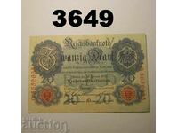 Germany 20 Mark 1914