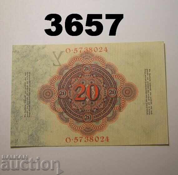 Germania 20 mărci 1914 cu preț € 6.00 | 11.74 BGN