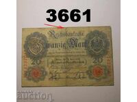 Германия 20 марки 1910 Рядката