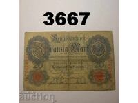 Γερμανία 20 μάρκα 1909 Σπάνιο