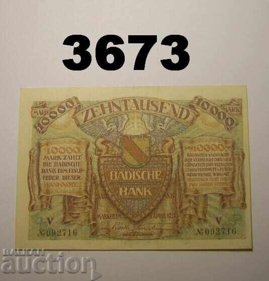 Germania 10000 mărci 1923 Badische bank