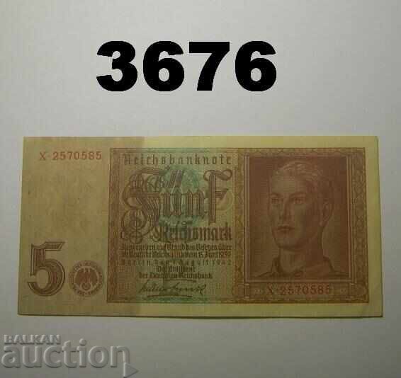 Germania 5 mărci 1942