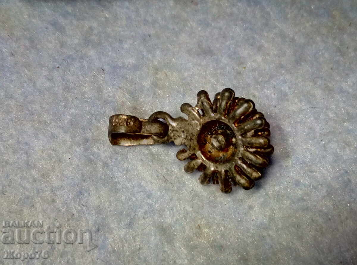 ΠΑΛΙΟ ΑΣΗΜΕΝΙΟ ΜΕΝΤΑΓΙΟΝ - ΣΚΑΝΤΖΟΧΟΙΡΟΣ Οξειδωμένο ΑΣΗΜΙ 925 - 7