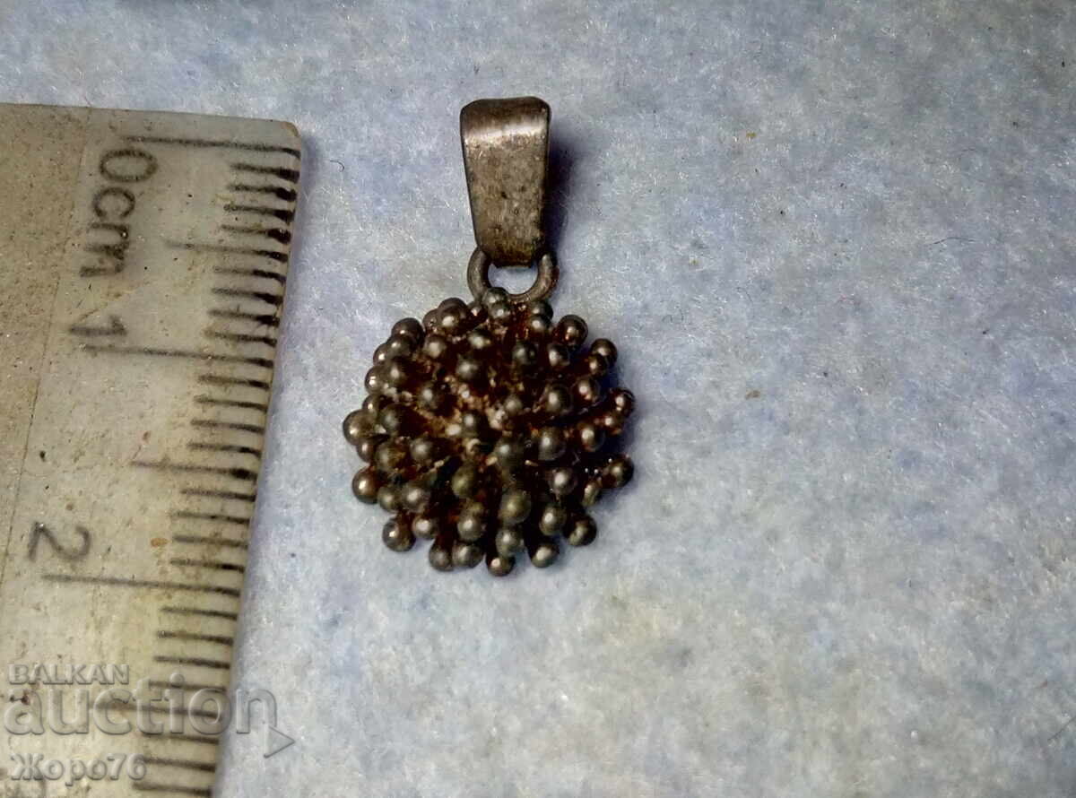 ΠΑΛΙΟ ΑΣΗΜΕΝΙΟ ΜΕΝΤΑΓΙΟΝ - ΣΚΑΝΤΖΟΧΟΙΡΟΣ Οξειδωμένο ΑΣΗΜΙ 925