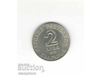Βουλγαρία - 2 λέβα 1972 - 150 χρόνια από τη γέννηση του Ντόμπρι Τσιντούλοφ