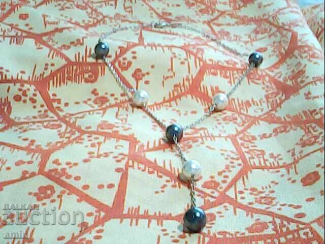 Delicate pearl necklace